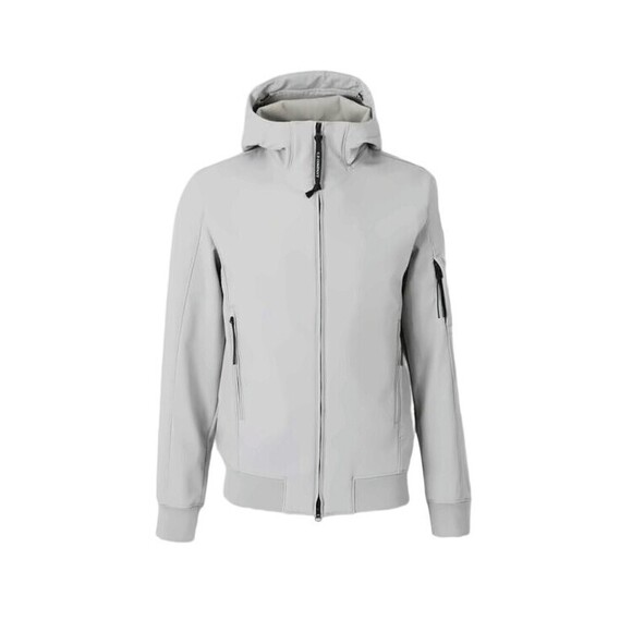 C.P. Company Light Grey Casual Jacket With Hood - NWT